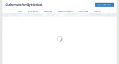 Desktop Screenshot of clairemontmedical.com